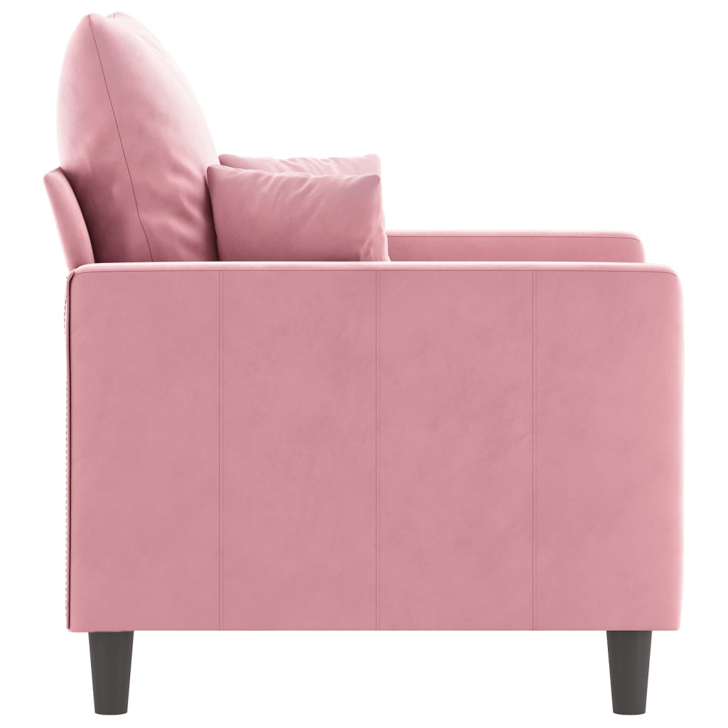 Fauteuil Rose 60 cm Velours - XIOS