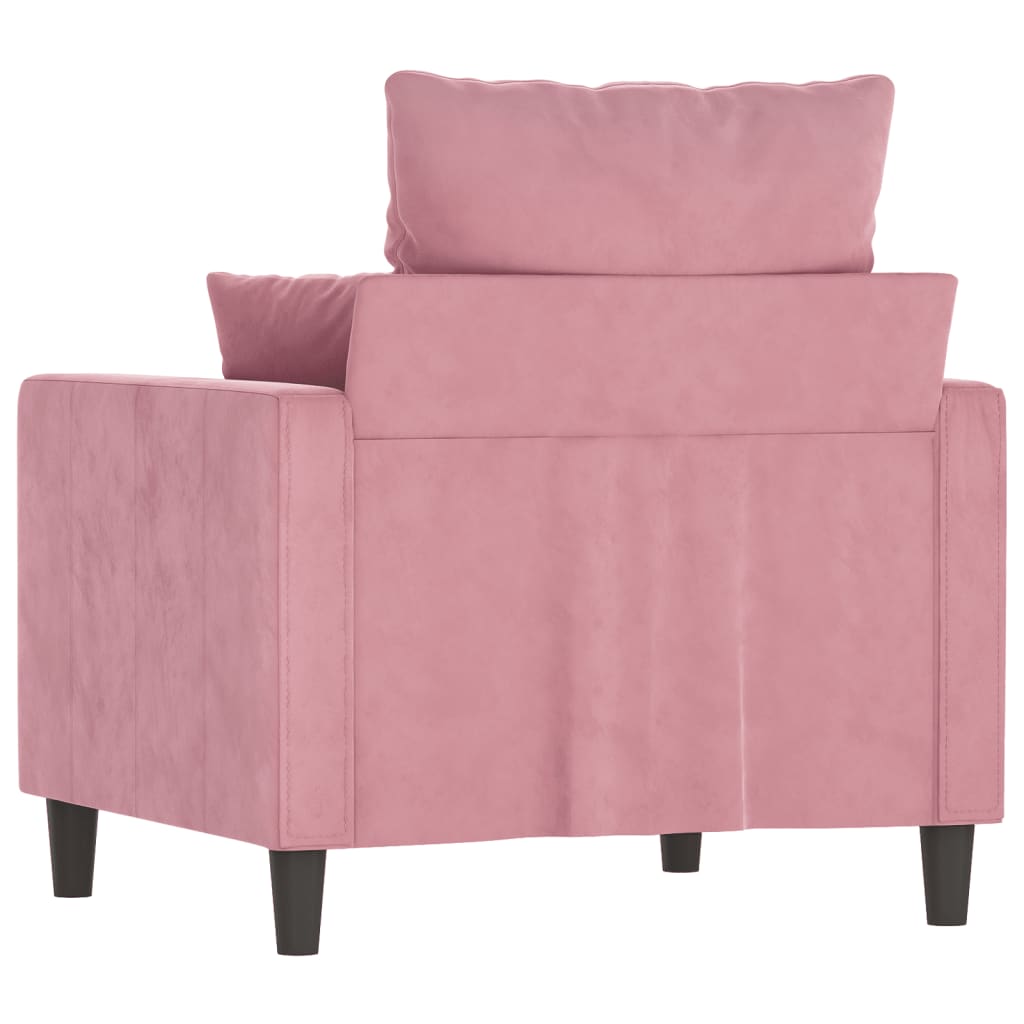 Fauteuil Rose 60 cm Velours - XIOS