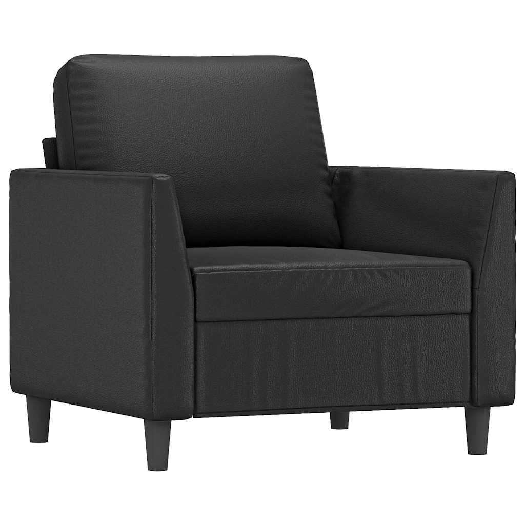 Fauteuil Noir 60 cm Similicuir - XIOS