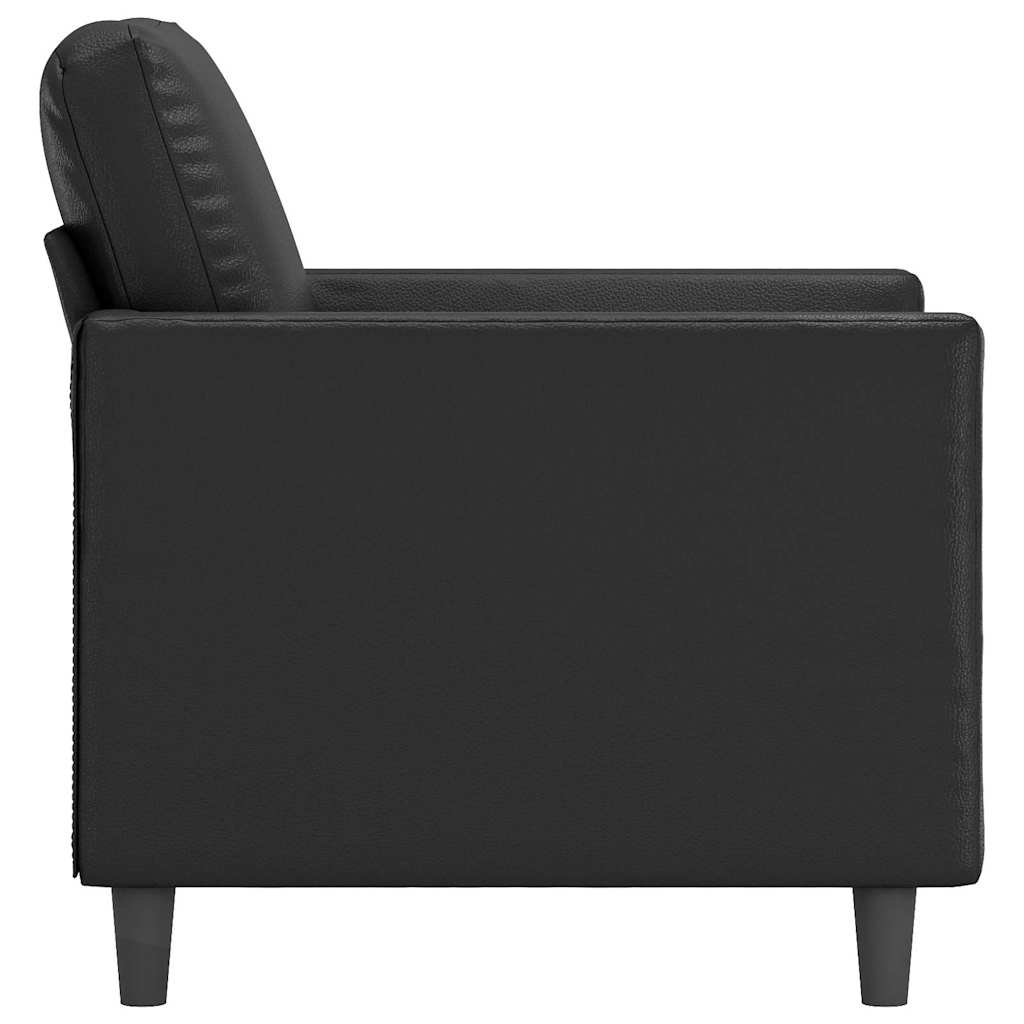 Fauteuil Noir 60 cm Similicuir - XIOS