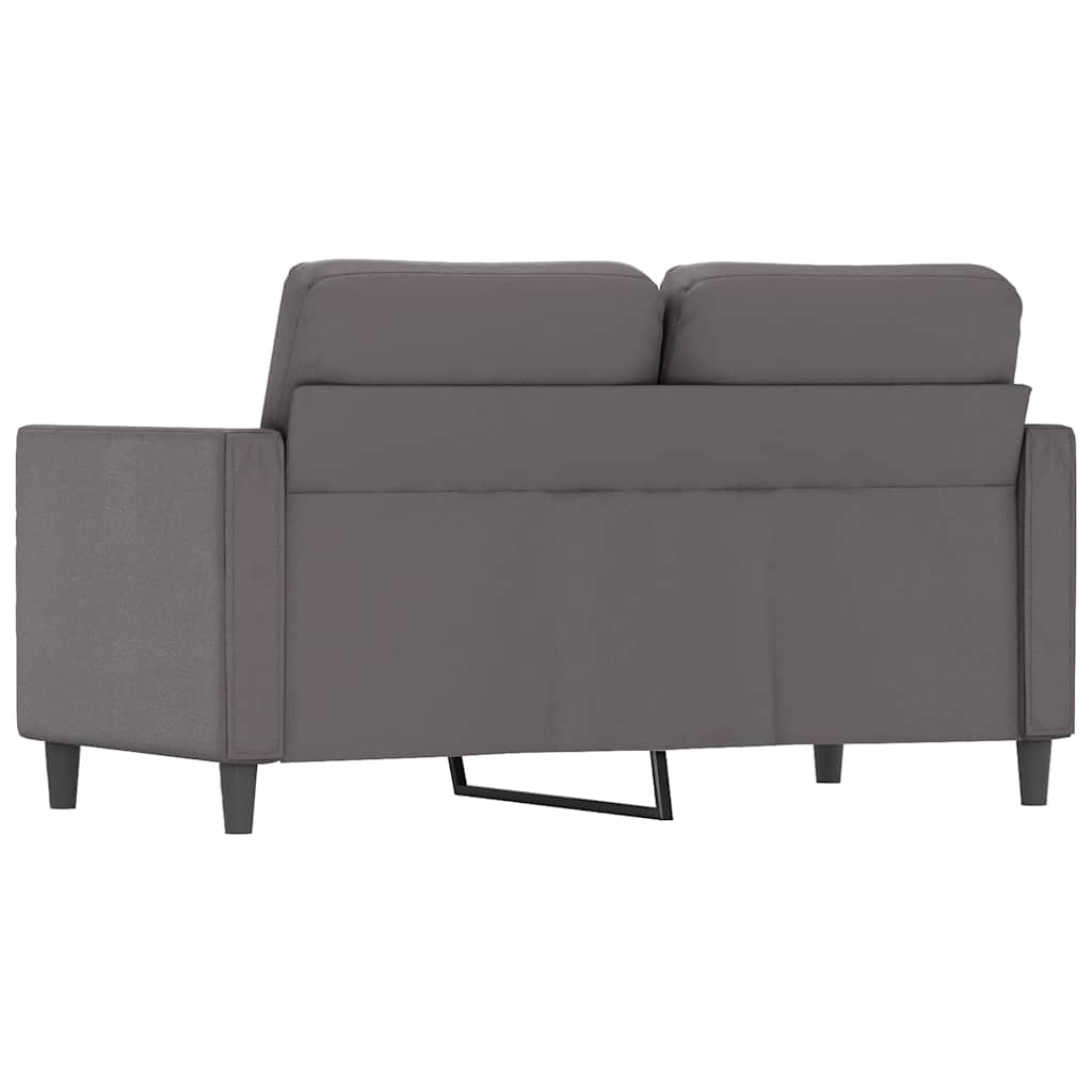 Canapé à 2 places Gris 120 cm Similicuir - XIOS