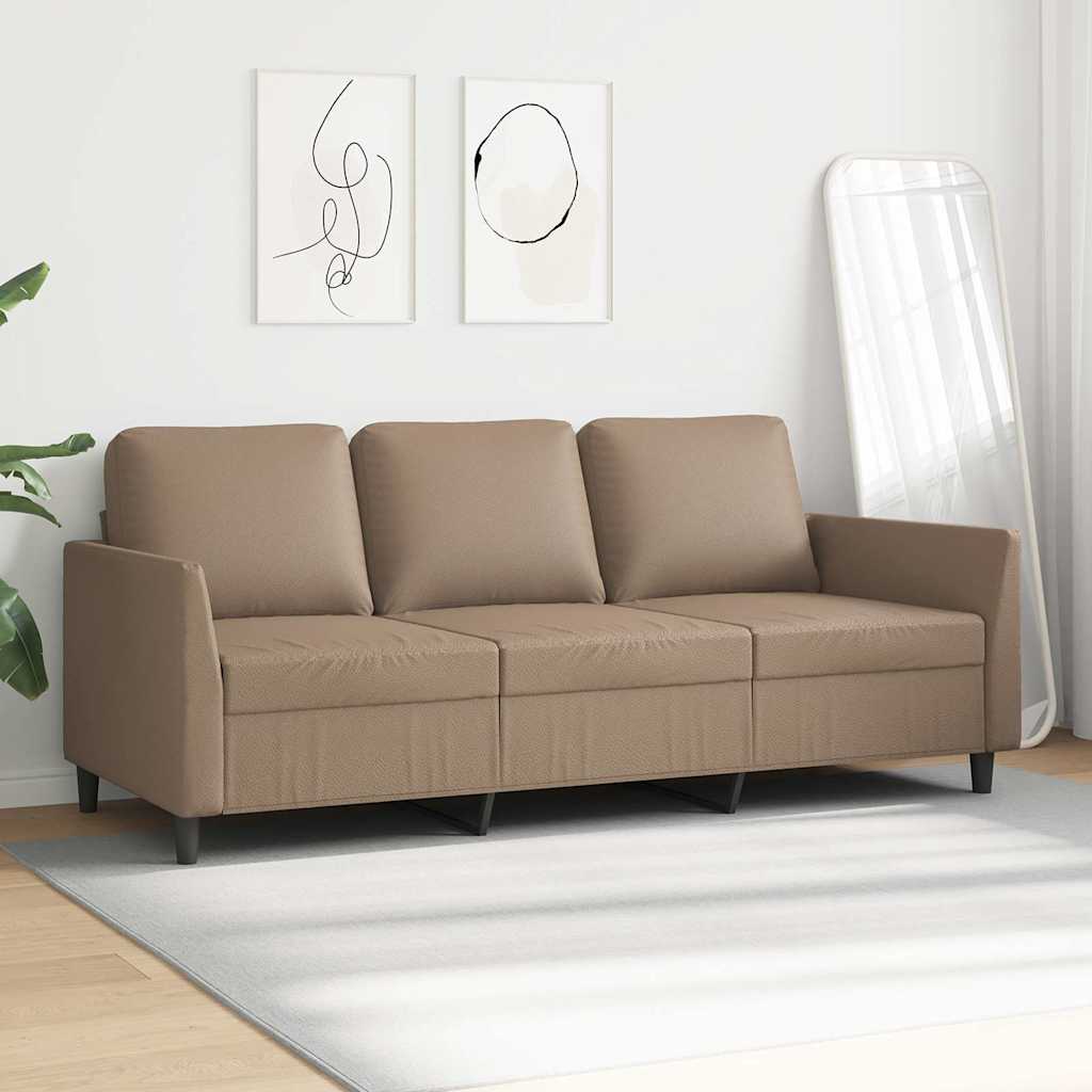 Canapé à 3 places Cappuccino 180 cm Similicuir - XIOS