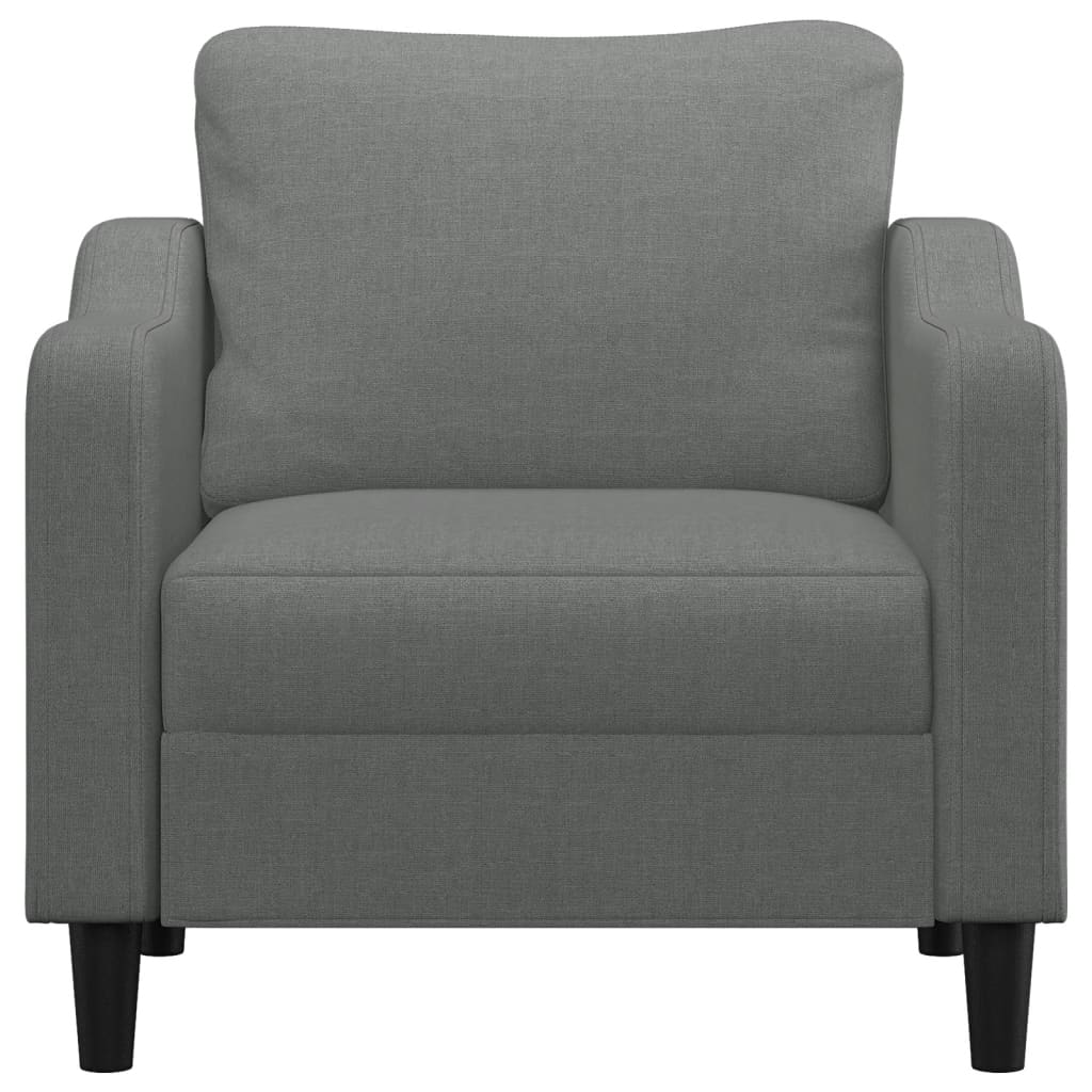 Fauteuil Gris foncé 60 cm Tissu - XIOS