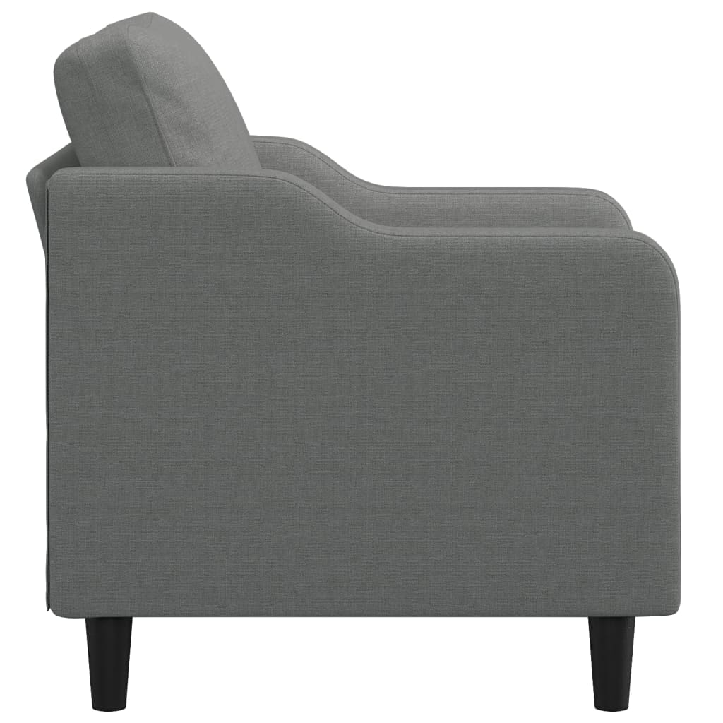 Fauteuil Gris foncé 60 cm Tissu - XIOS