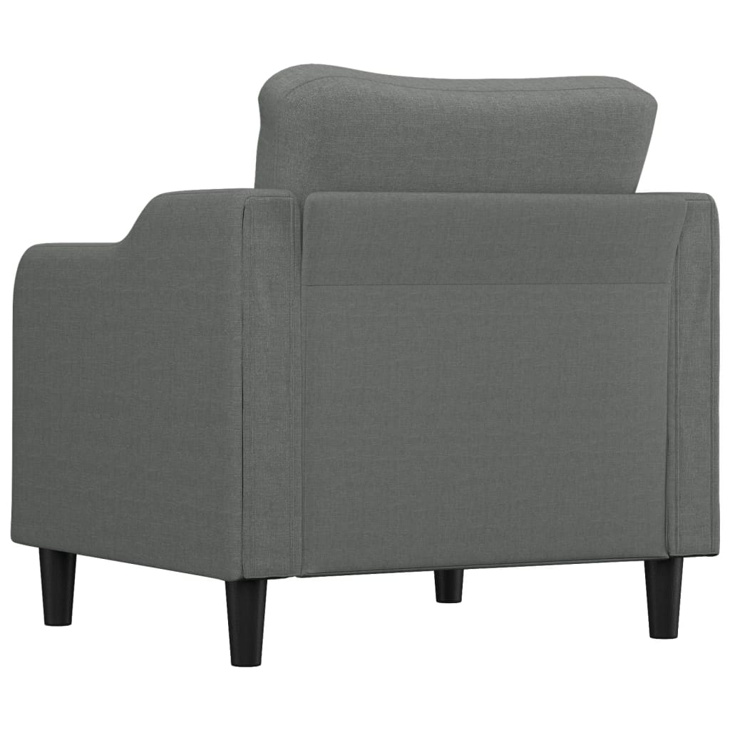 Fauteuil Gris foncé 60 cm Tissu - XIOS