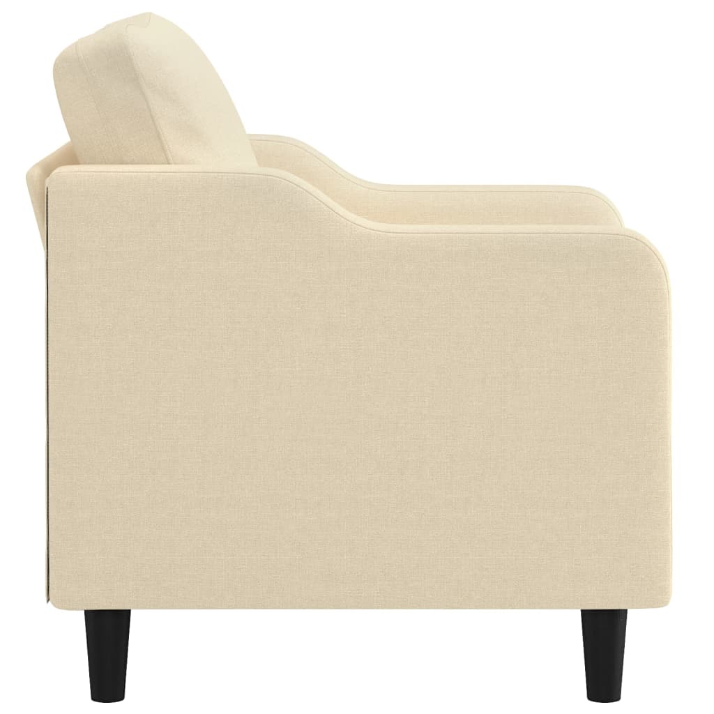 Fauteuil Crème 60 cm Tissu - XIOS