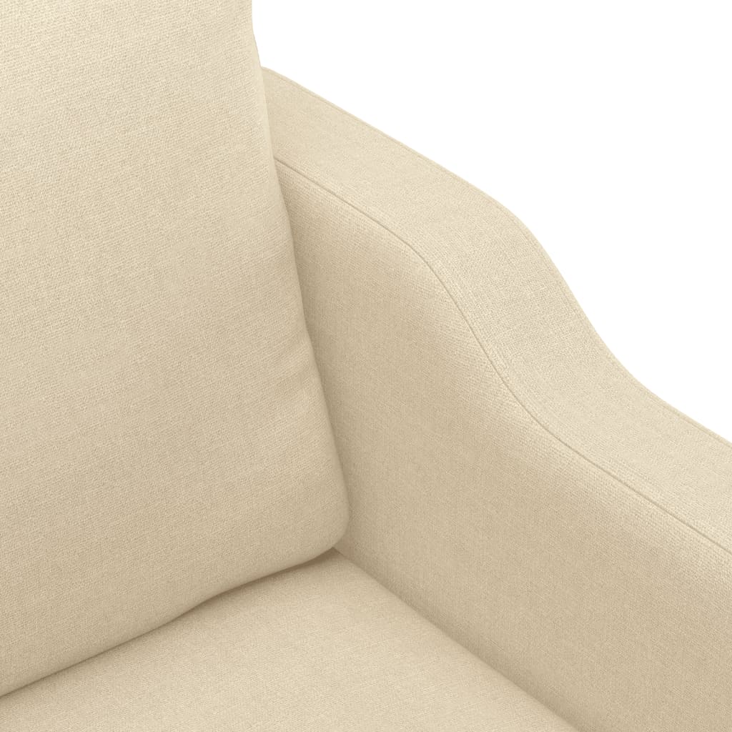 Fauteuil Crème 60 cm Tissu - XIOS