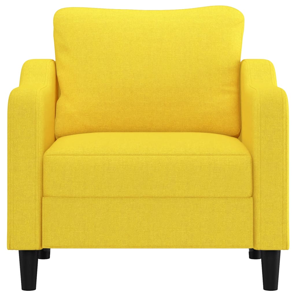 Fauteuil Jaune clair 60 cm Tissu - XIOS