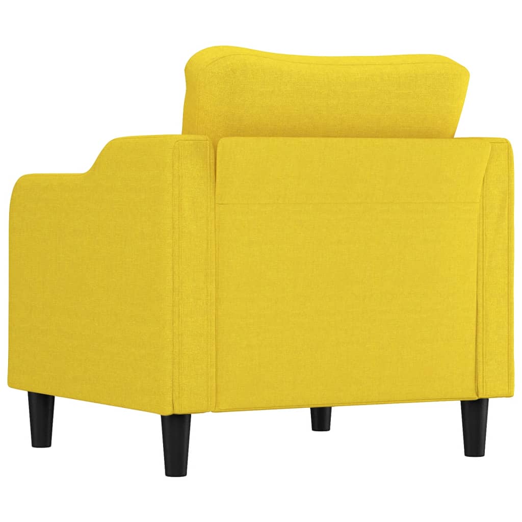Fauteuil Jaune clair 60 cm Tissu - XIOS