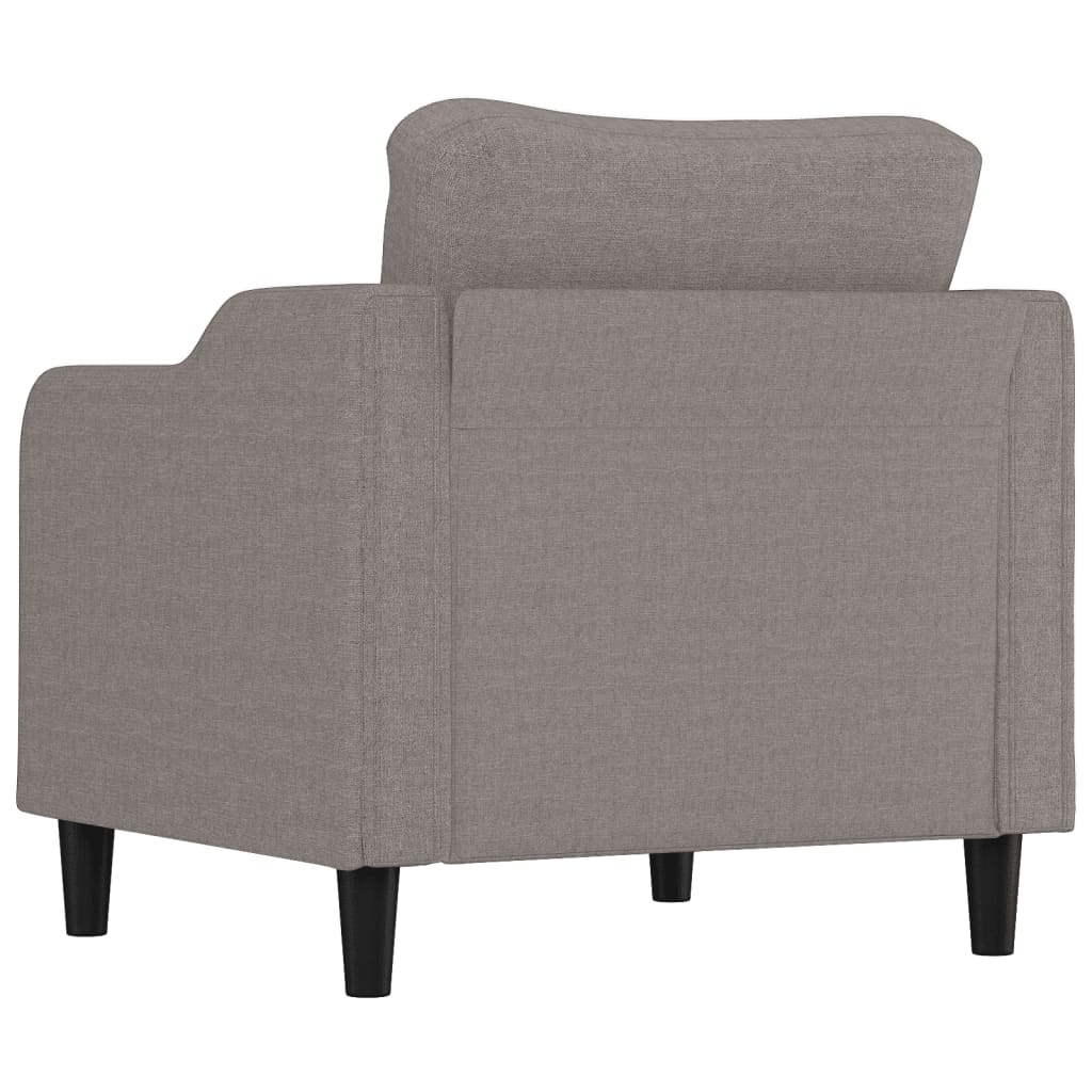 Fauteuil Taupe 60 cm Tissu - XIOS