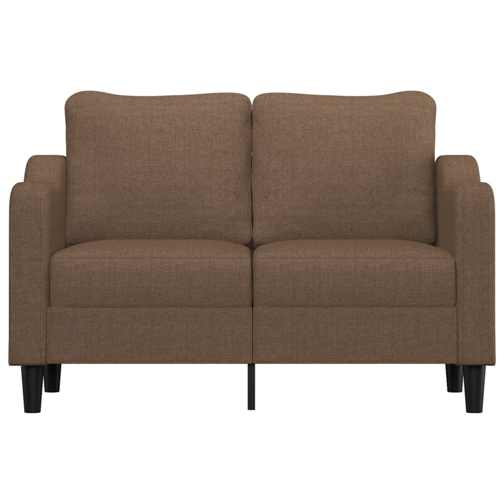 Canapé à 2 places Marron 120 cm Tissu - XIOS
