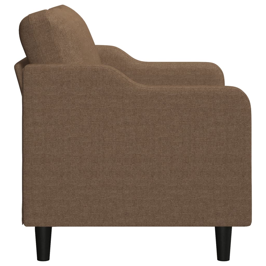 Canapé à 2 places Marron 120 cm Tissu - XIOS