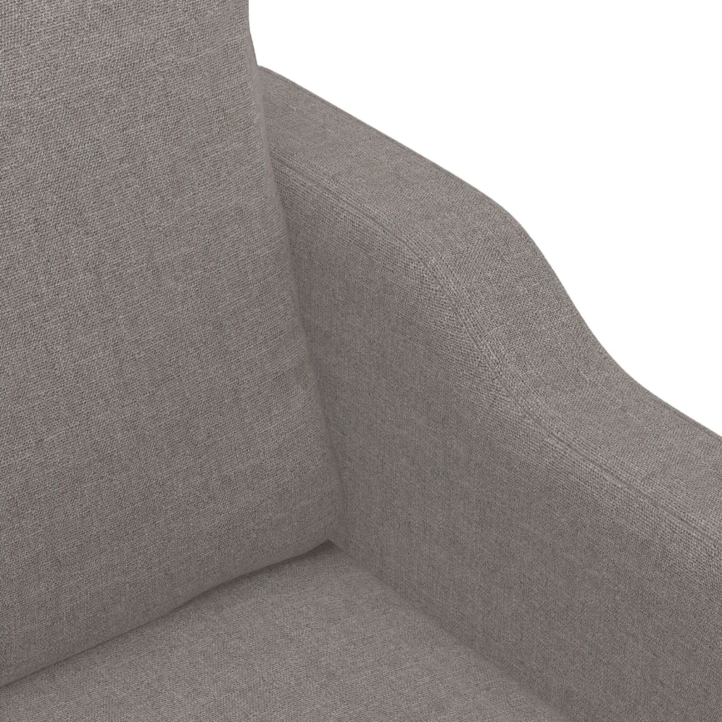 Canapé à 2 places Taupe 120 cm Tissu - XIOS