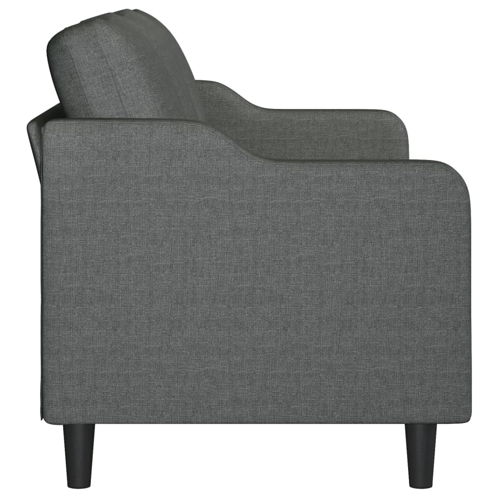Canapé à 3 places Gris foncé 180 cm Tissu - XIOS