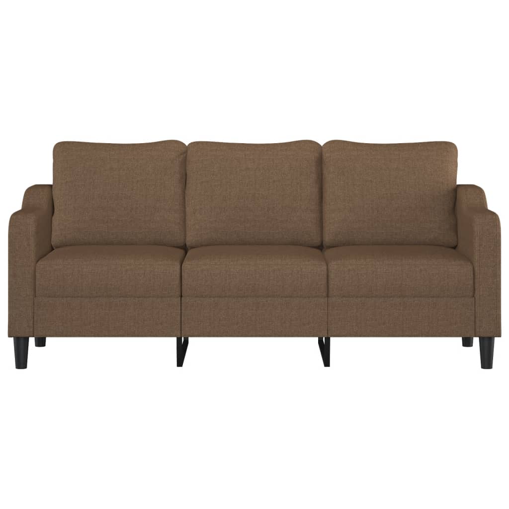 Canapé à 3 places Marron 180 cm Tissu - XIOS