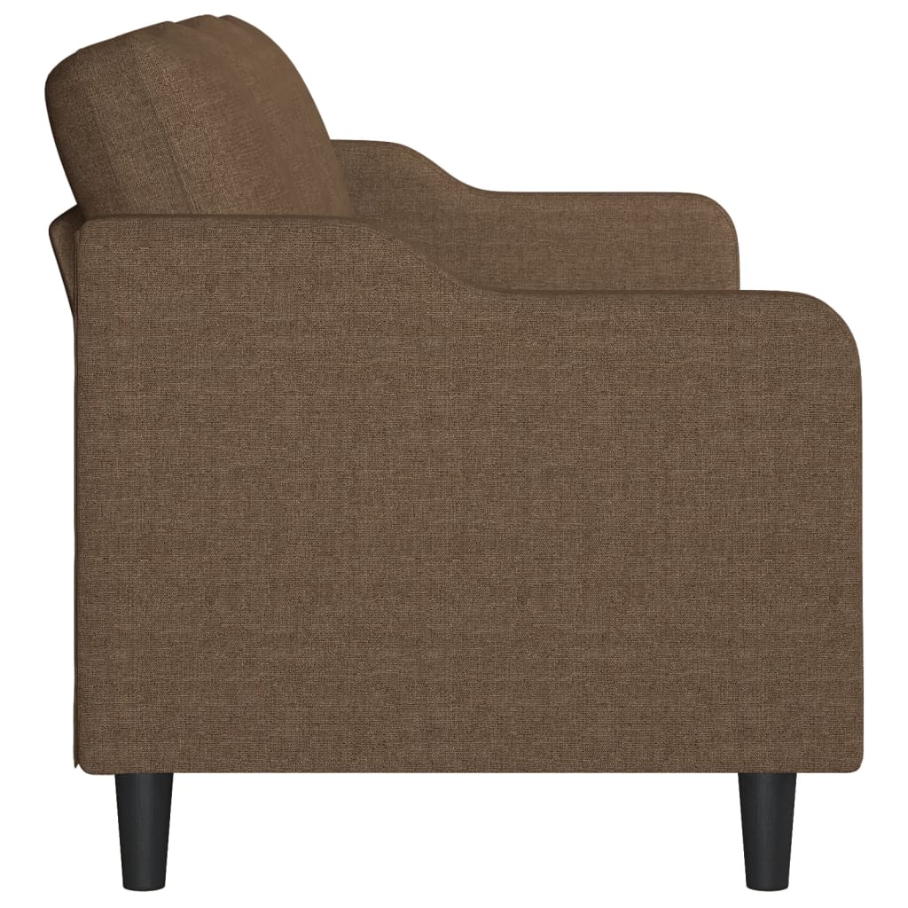 Canapé à 3 places Marron 180 cm Tissu - XIOS