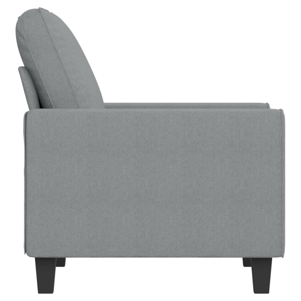 Fauteuil Gris clair 60 cm Tissu - XIOS