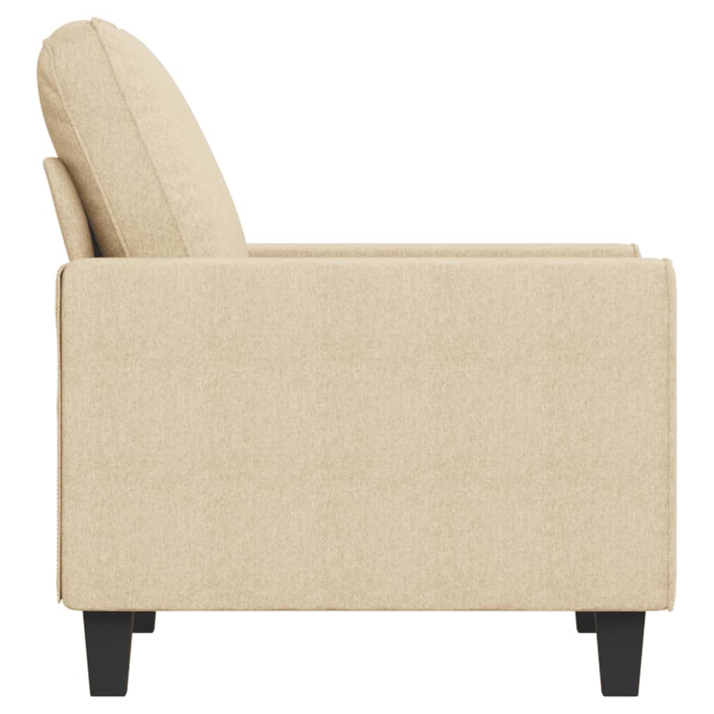 Fauteuil Crème 60 cm Tissu - XIOS