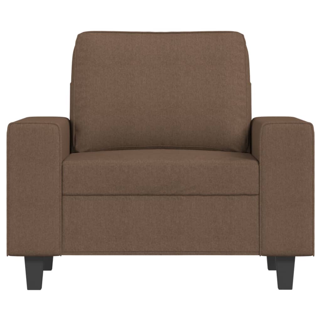 Fauteuil Marron 60 cm Tissu - XIOS