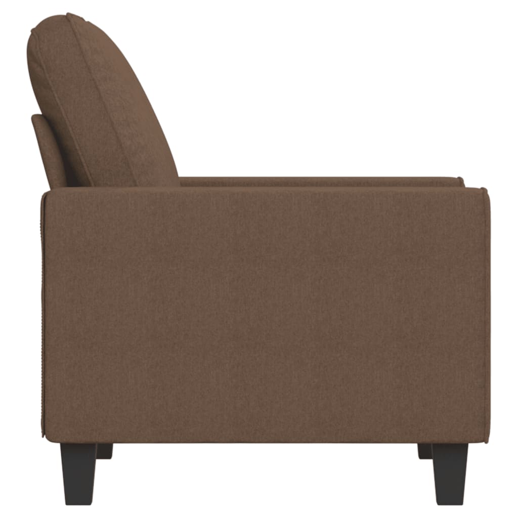 Fauteuil Marron 60 cm Tissu - XIOS