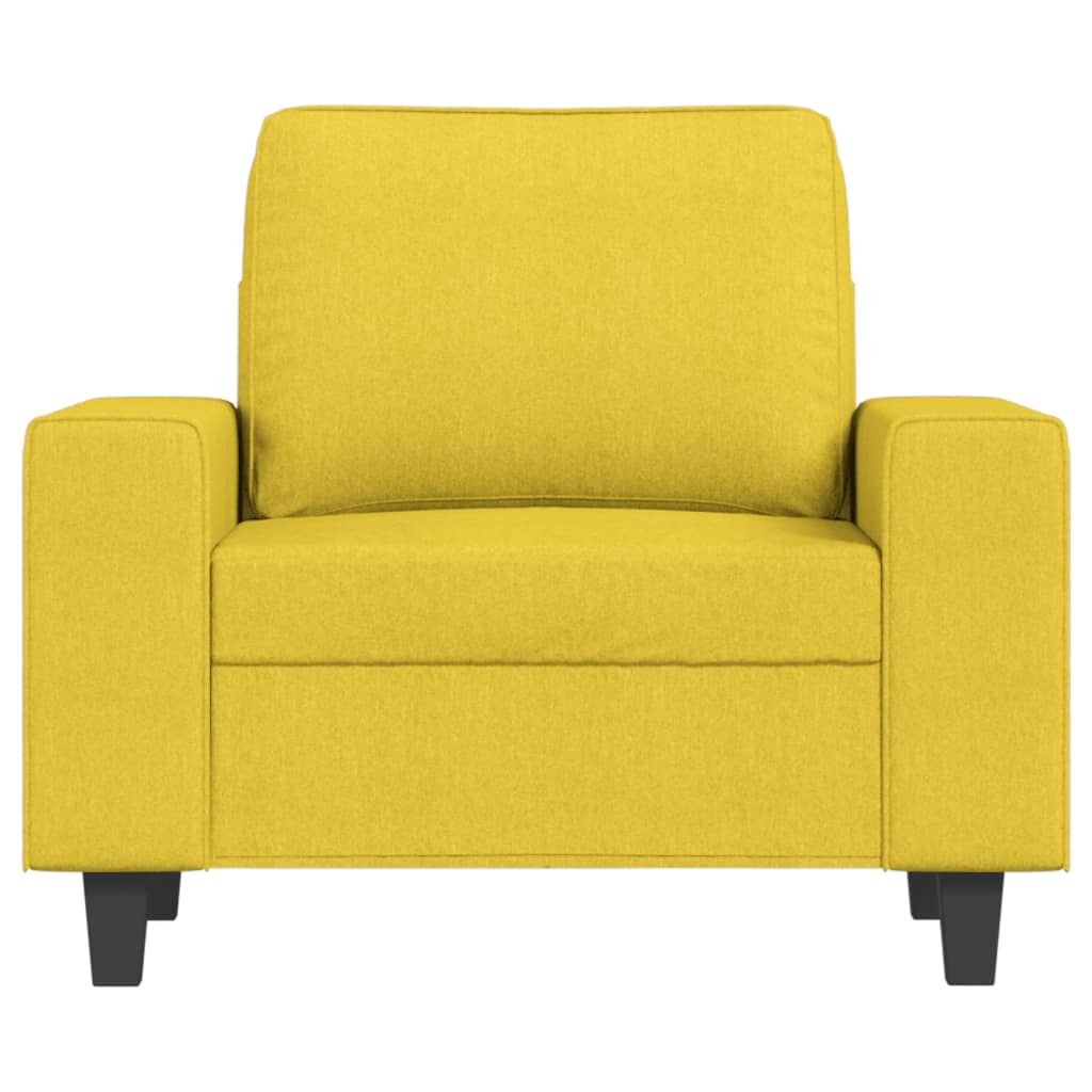 Fauteuil Jaune clair 60 cm Tissu - XIOS