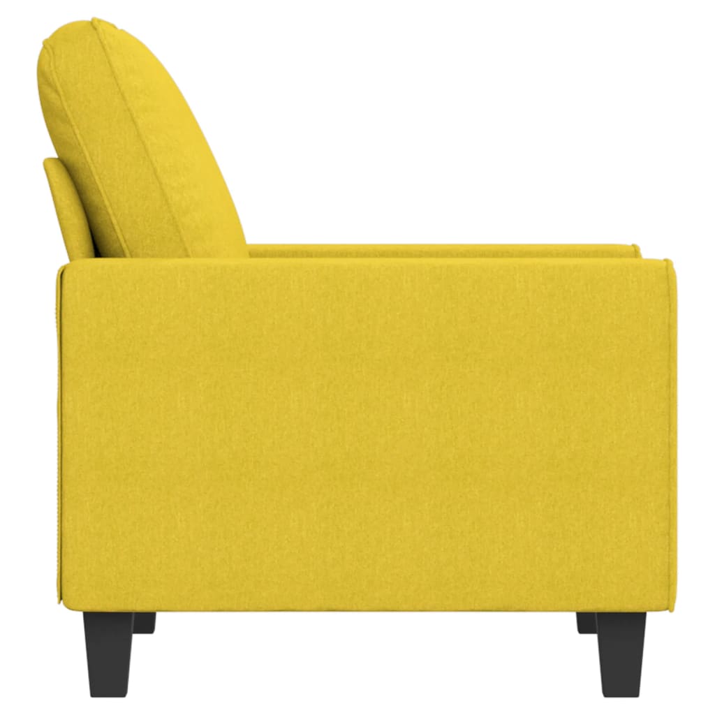 Fauteuil Jaune clair 60 cm Tissu - XIOS