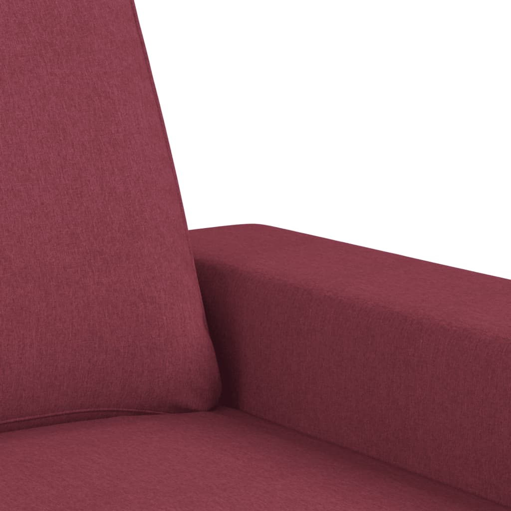 Fauteuil Rouge bordeaux 60 cm Tissu - XIOS