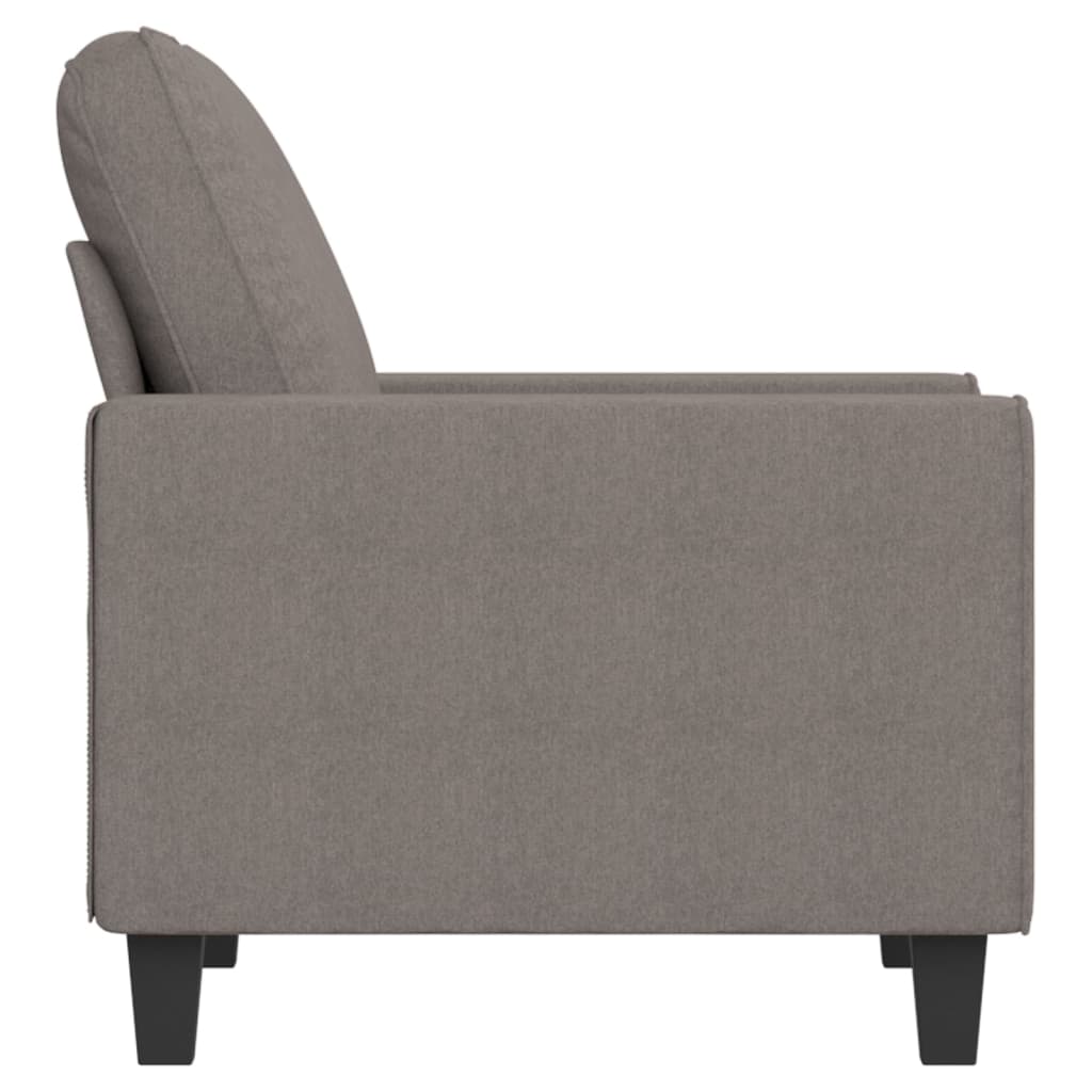 Fauteuil Taupe 60 cm Tissu - XIOS