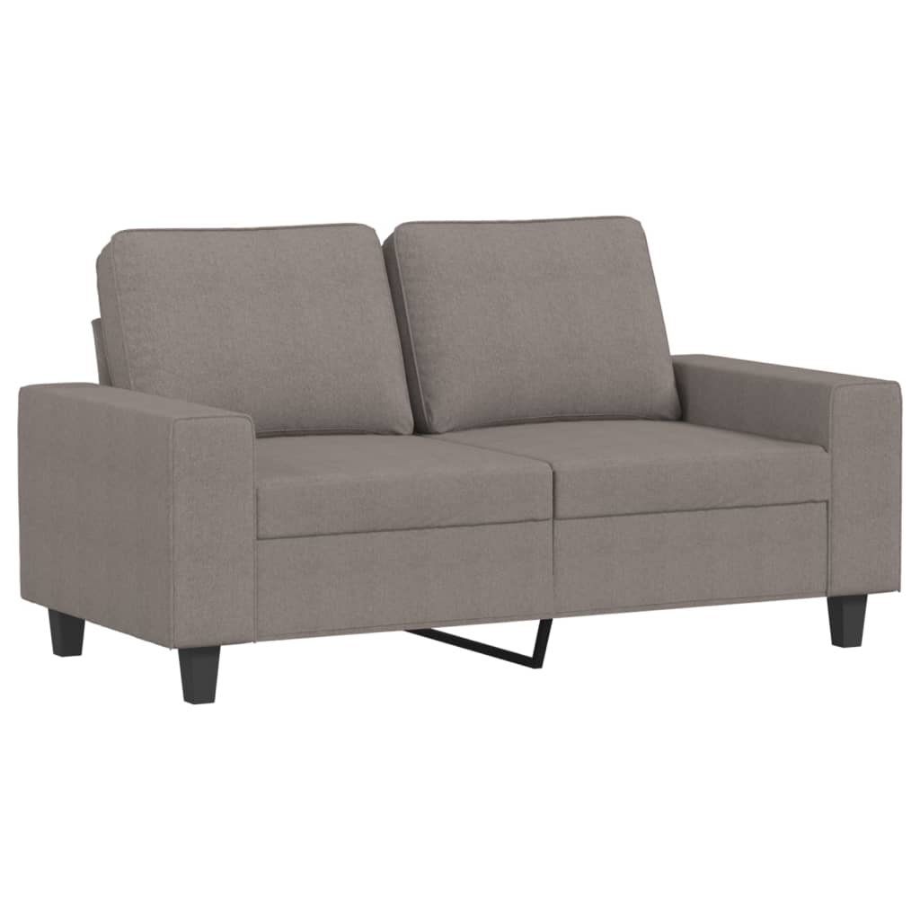 Canapé à 2 places Taupe 120 cm Tissu - XIOS