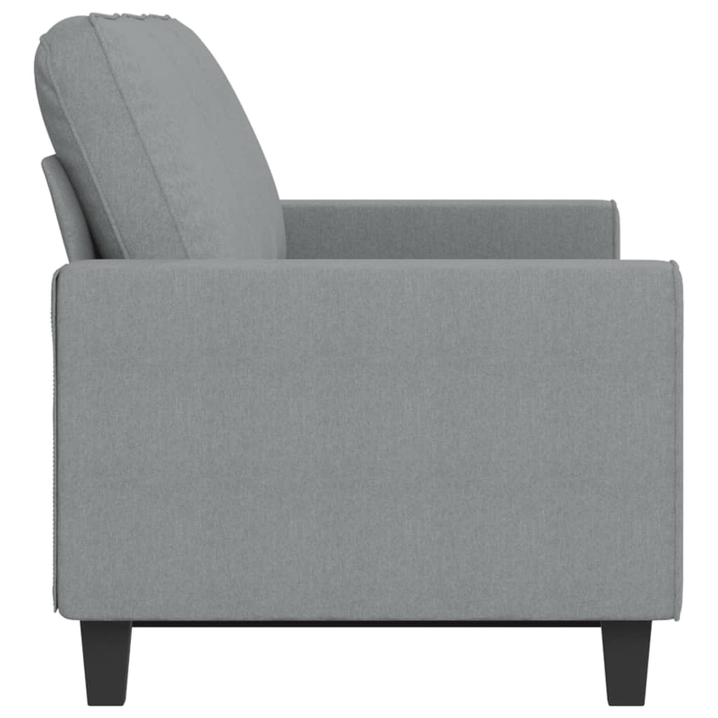 Canapé à 3 places Gris clair 180 cm Tissu - XIOS