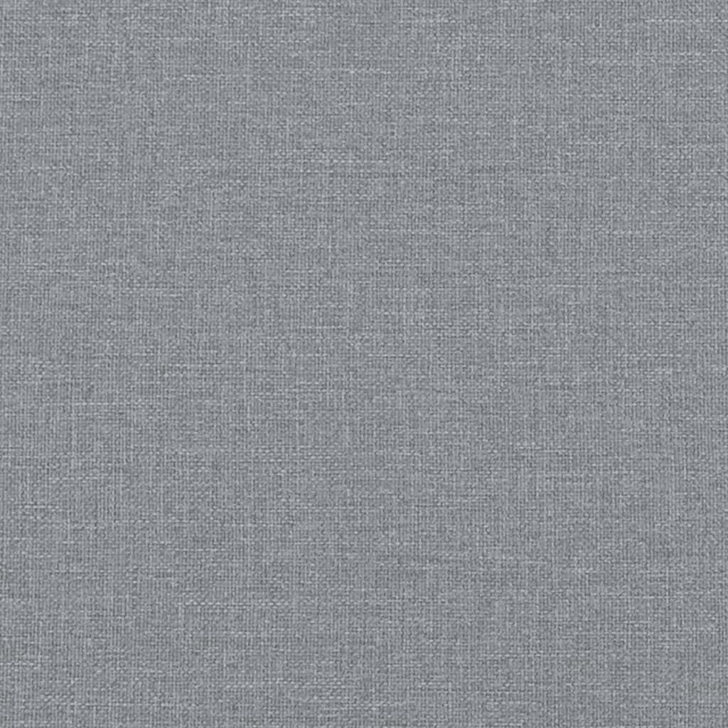 Canapé à 3 places Gris clair 180 cm Tissu - XIOS