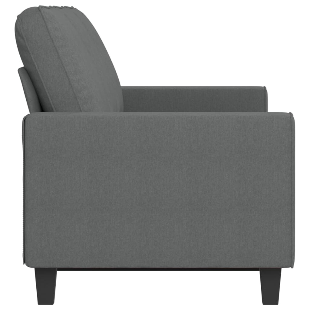 Canapé à 3 places Gris foncé 180 cm Tissu - XIOS