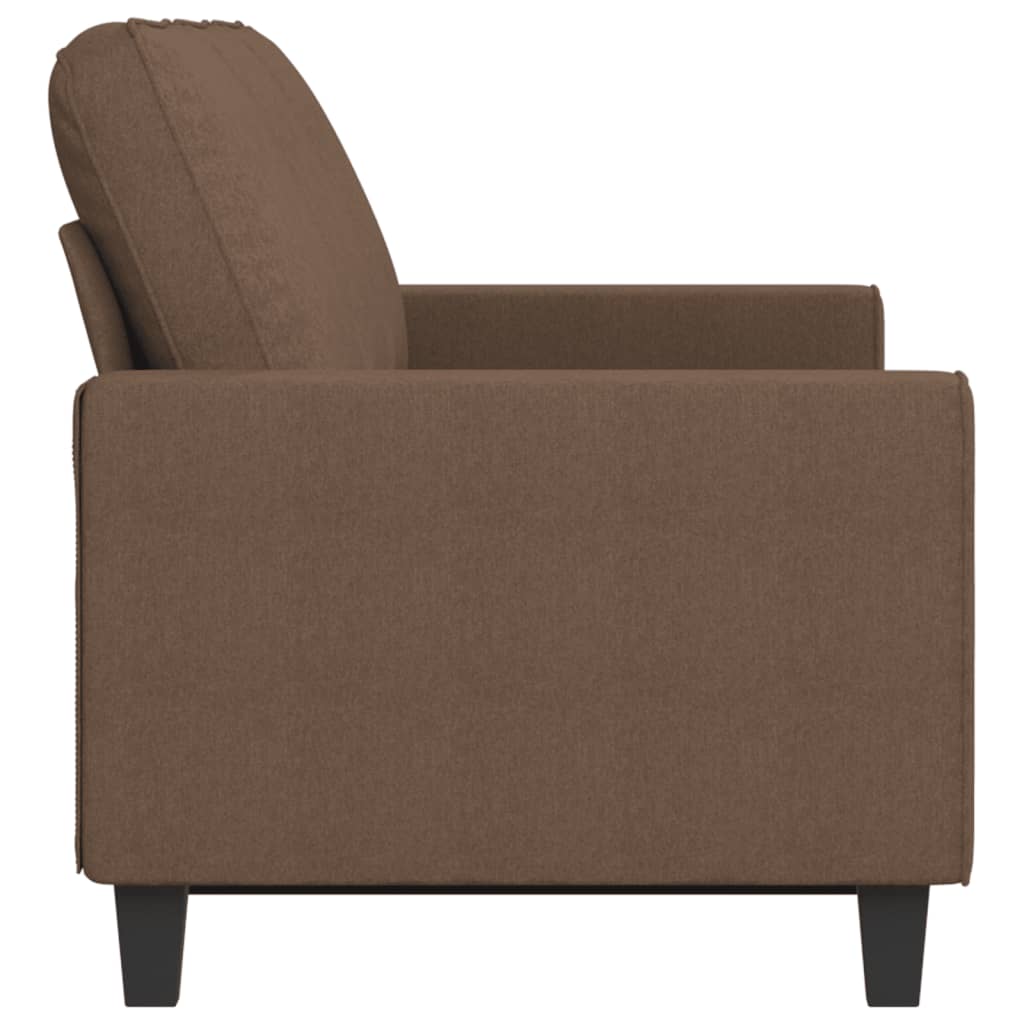 Canapé à 3 places Marron 180 cm Tissu - XIOS