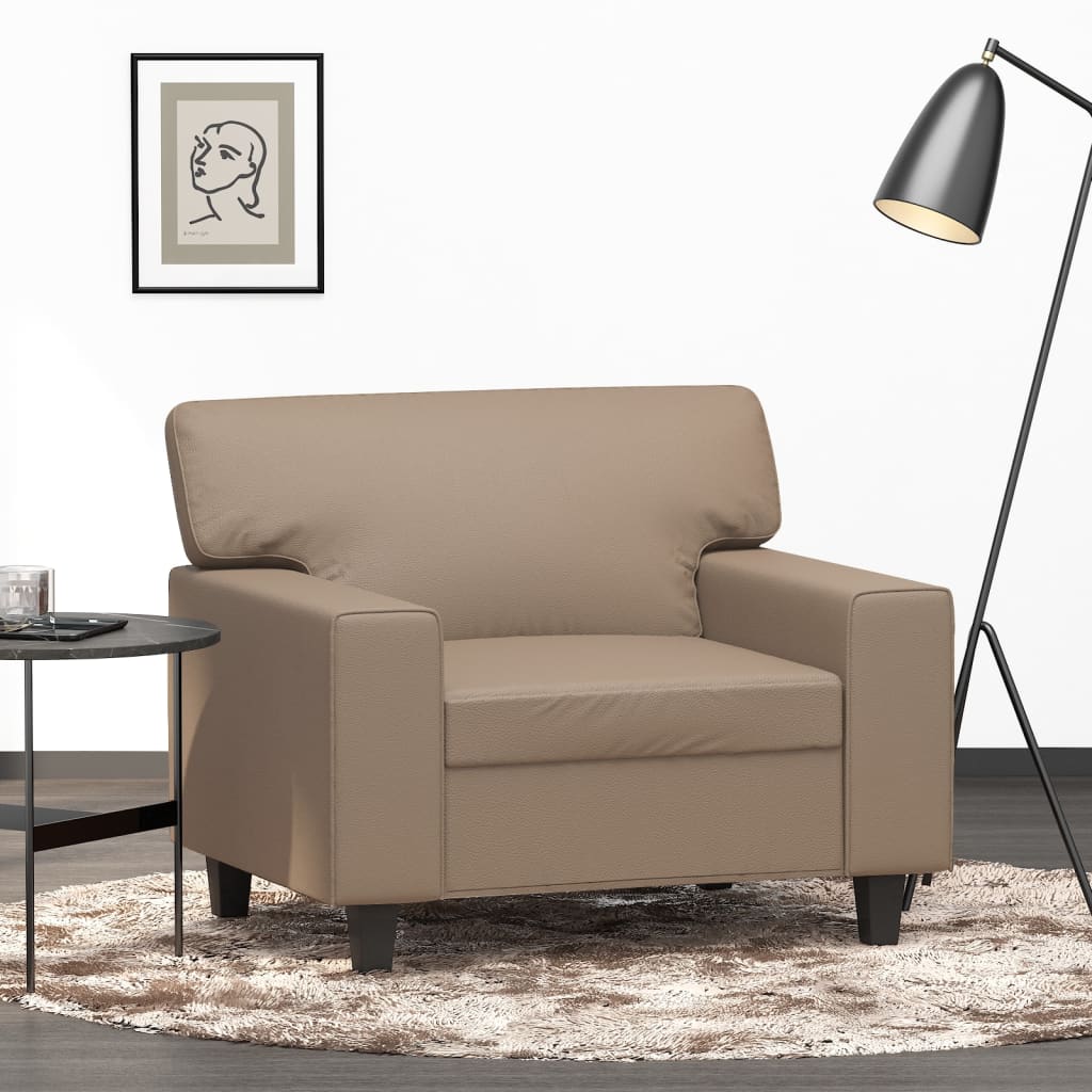 Fauteuil Cappuccino 60 cm Similicuir - XIOS