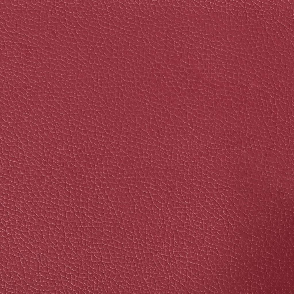 Canapé à 2 places Rouge bordeaux 140 cm Similicuir - XIOS