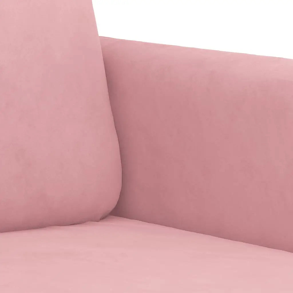 Canapé à 3 places Rose 180 cm Velours - XIOS
