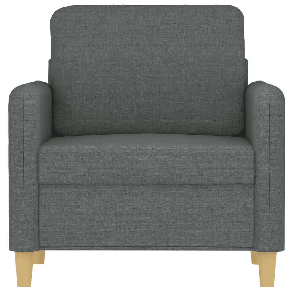 Fauteuil Gris foncé 60 cm Tissu - XIOS