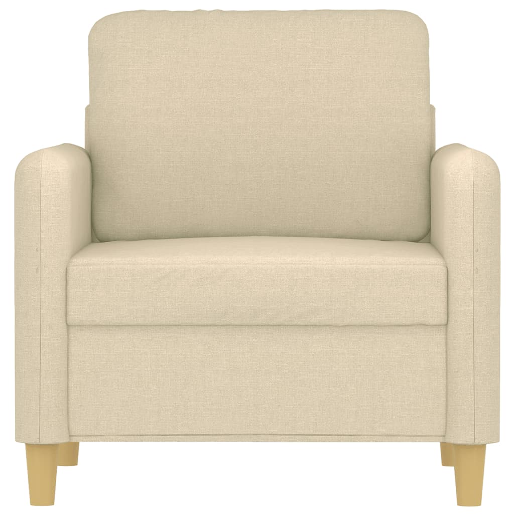 Fauteuil Crème 60 cm Tissu - XIOS