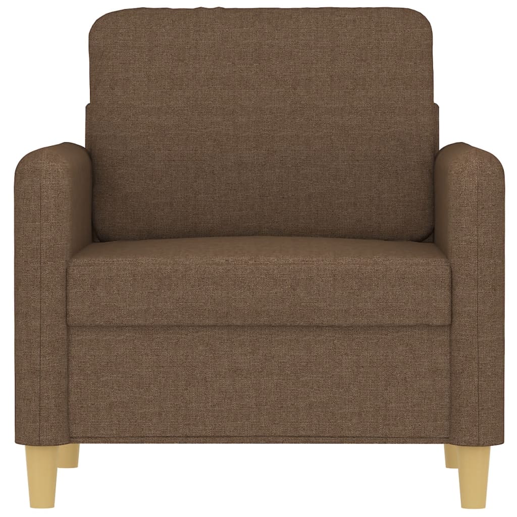 Fauteuil Marron 60 cm Tissu - XIOS