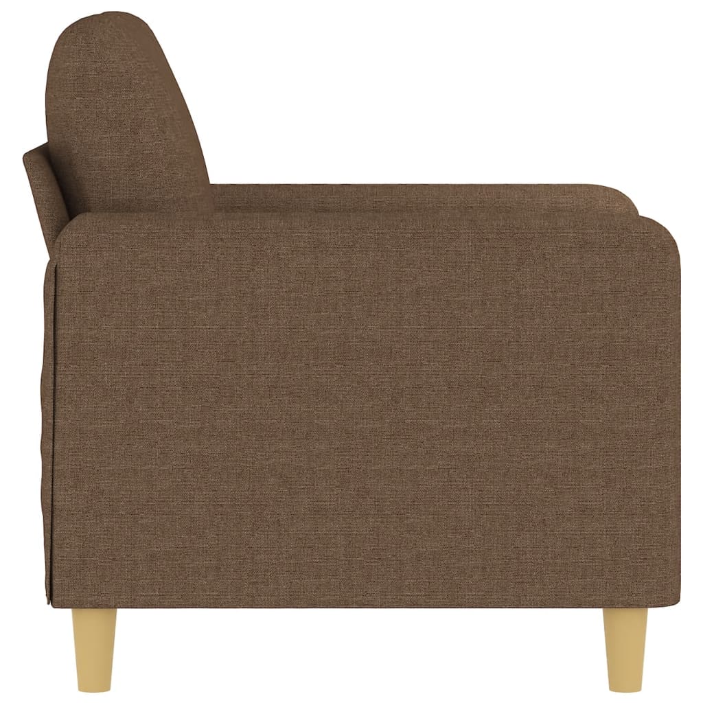 Fauteuil Marron 60 cm Tissu - XIOS