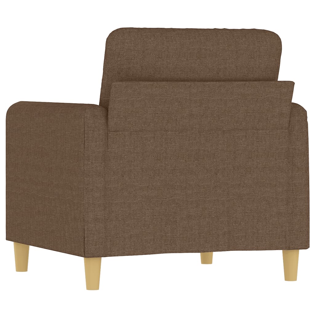 Fauteuil Marron 60 cm Tissu - XIOS