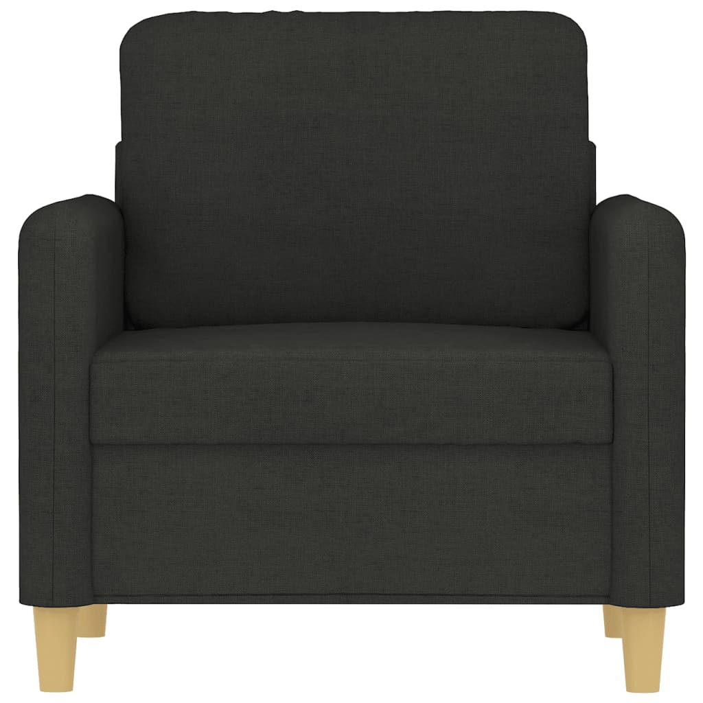 Fauteuil Noir 60 cm Tissu - XIOS