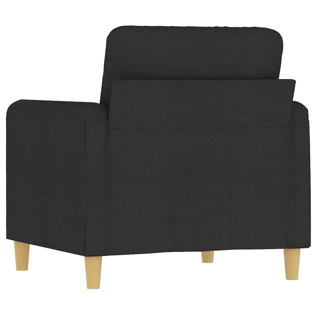 Fauteuil Noir 60 cm Tissu - XIOS
