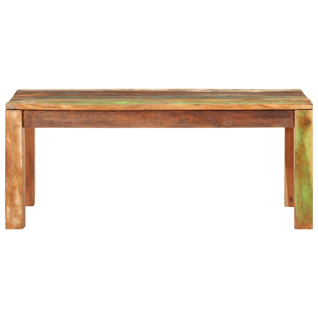 Table basse 110x55x40 cm bois de récupération massif