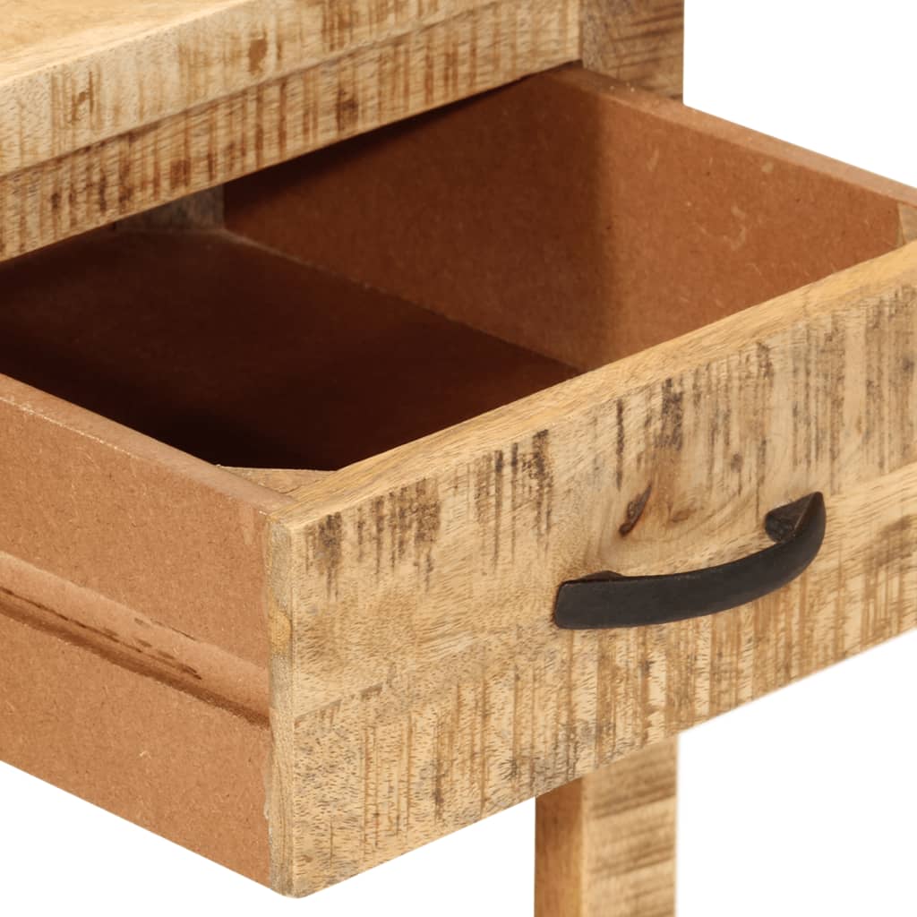 Table de chevet 40x40x50 cm bois de manguier massif - XIOS