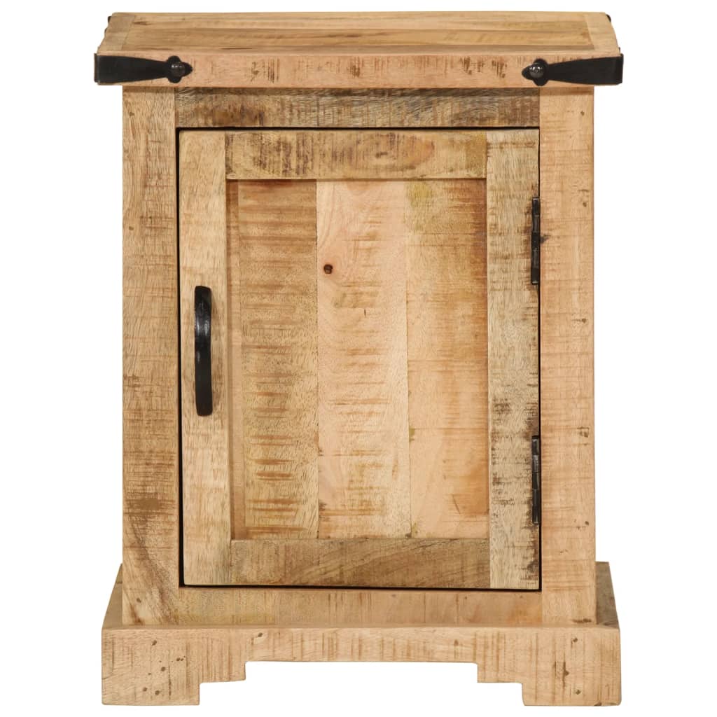 Table de chevet 40x35x50 cm bois de manguier massif - XIOS