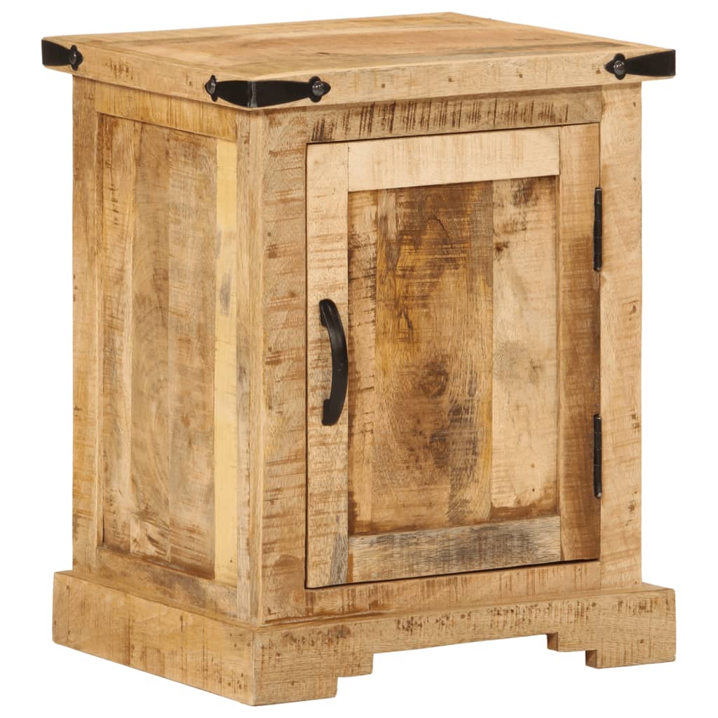 Table de chevet 40x35x50 cm bois de manguier massif - XIOS