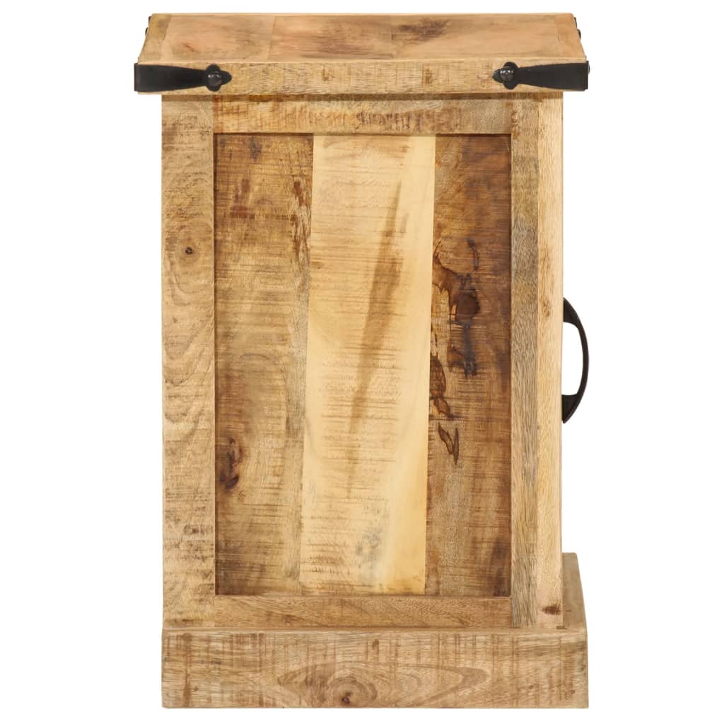 Table de chevet 40x35x50 cm bois de manguier massif - XIOS