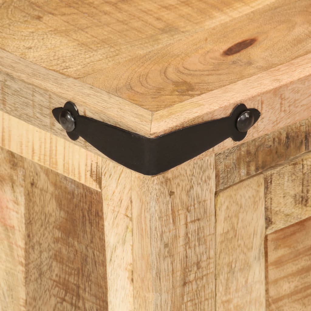 Table de chevet 40x35x50 cm bois de manguier massif - XIOS
