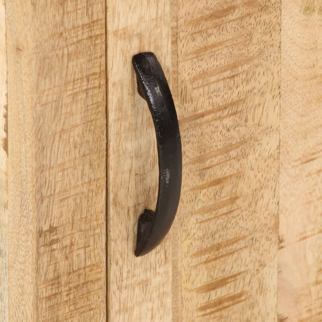 Table de chevet 40x35x50 cm bois de manguier massif - XIOS